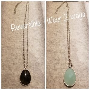 Stella & Dot Sanibel Reversible Penndent Necklace